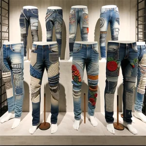 شلوار جین با طراحی‌های نوآورانه
